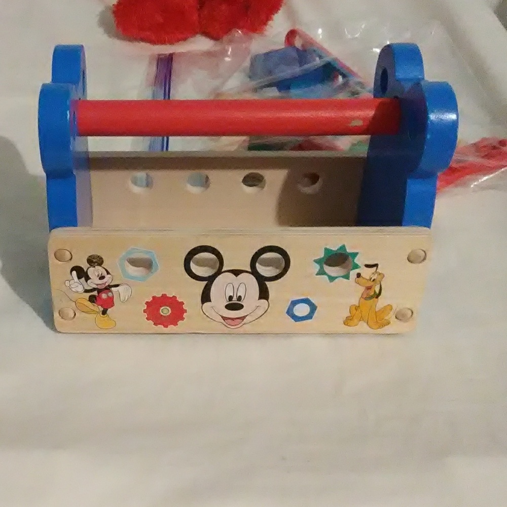 SALE Used Bundle Of Toys Elmo/Mickey Toolbox - Picture 4 of 8